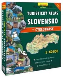 Szlovákia atlasz, Szlovákia turista és kerékpáros atlasz 1: 50 000 Shocart 2020. Szlovákia turistatérképek (2011)