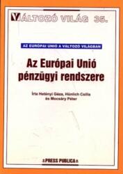Az Európai Unió pénzügyi rendszere vv35 (2000)