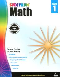Spectrum Math Workbook, Grade 1 (ISBN: 9781483808697)