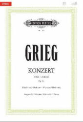 PIANO CONCERTO A MINOR OP 16 URTEXT - Edvard Grieg, Klaus Burmeister (ISBN: 9790014119546)