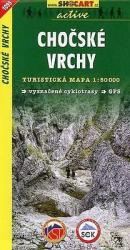 SHC 1095. Chocske vrchy turista térkép Kócs-hegység térkép 1: 50 000 (2011)