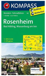 Rosenheim turistatérkép - KOMPASS 181 (2012)
