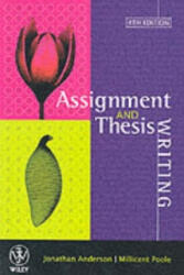 Assignment & Thesis Writing 4e - Anderson (2002)