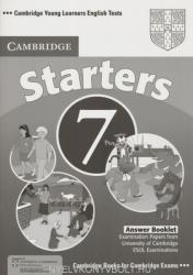 Cambridge ESOL: Cambridge Young Learners English Tests Starters 7 Answer Booklet (2011)