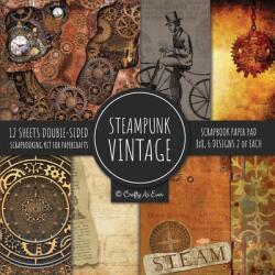 Vintage Steampunk Scrapbook Paper Pad 8x8 Scrapbooking Kit for Papercrafts, Cardmaking, DIY Crafts, Old Retrofuturistic Theme, Vintage Design (ISBN: 9781951373214)