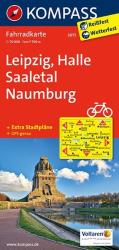 3075. Leipzig, Halle/Saale, Naumburg kerékpáros térkép 1: 70 000 Fahrradkarten (2012)