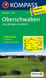 187. Oberschwaben, Isny, Wangen, Leutkirch turista térkép Kompass (2012)