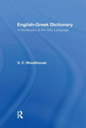English-Greek Dictionary - S. C. Woodhouse (ISBN: 9780367581244)