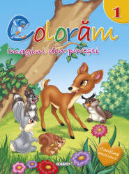 Coloram 1. Imagini din povesti. Contine abtibilduri, reeditare (ISBN: 9786065252318)