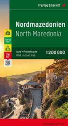 Észak-Macedónia autótérképe (2012)