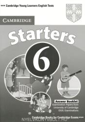 Cambridge ESOL: Cambridge Young Learners English Tests Starters 6 Answer Booklet (ISBN: 9780521739344)