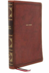 Nkjv, Thinline Reference Bible, Leathersoft, Brown, Red Letter Edition, Comfort Print: Holy Bible, New King James Version - Thomas Nelson (ISBN: 9780785237884)