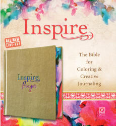 Inspire Prayer Bible NLT (Hardcover Leatherlike, Metallic Gold): The Bible for Coloring & Creative Journaling (ISBN: 9781496424075)
