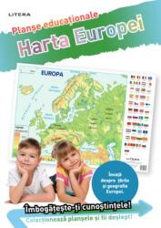 Harta Europei. Planșe educaționale (ISBN: 6425714009349)