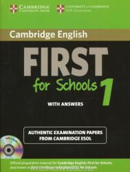 Cambridge English First for Schools 1 Self-study Pack (ISBN: 9781107603219)