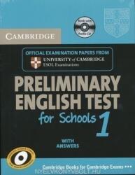 Cambridge: Preliminary English Test for Schools 1 - Self-study Pack (ISBN: 9780521170604)