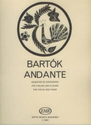 ANDANTE HEGEDűRE ÉS ZONGORÁRA (ISBN: 9786300191181)