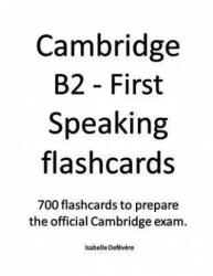 Cambridge B2 - First Speaking flashcards - Isabelle Defevere (2019)