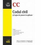Codul civil si Legea de punere in aplicare. Editia a 11-a actualizata la 14 septembrie 2020 - Editie ingrijita de Radu Rizoiu (ISBN: 9786060250401)