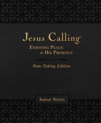 Jesus Calling Note-Taking Edition, Leathersoft, Black, with full Scriptures - Sarah Young (ISBN: 9781400213702)