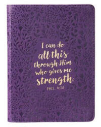 JOURNAL LUX-LEATHER I CAN DO A - Christian Art Gifts (ISBN: 9781432119607)