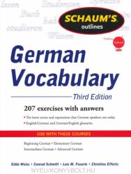 Schaum's Outline of German Vocabulary, 3ed - Edda Weiss (2005)