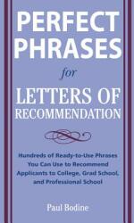 Perfect Phrases for Letters of Recommendation (2001)