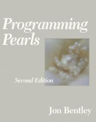 Programming Pearls - Jon Bentley (2010)