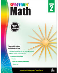 Spectrum Math Workbook, Grade 2 (ISBN: 9781483808703)