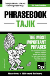 English-Tajik phrasebook and 1500-word dictionary (ISBN: 9781786167507)
