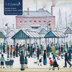 Adult Jigsaw Puzzle L. S. Lowry: Market Scene, Northern Town, 1939 - Flame Tree Studio (ISBN: 9781839642876)