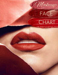 Makeup Face Chart: Make-up Papier Vorlagen Gesicht zum Ausmalen für Kosmetikerinnen und Visagisten - Millioncrystalbody, Glitter &. Glamour (ISBN: 9781706841333)