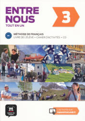 Entre nous 3 Livre de l’éleve et Cahier d’activités et CD audio (ISBN: 9788416273249)