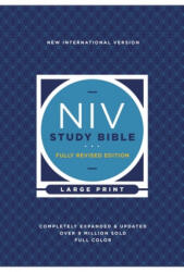 NIV Study Bible, Fully Revised Edition, Large Print, Hardcover, Red Letter, Comfort Print (ISBN: 9780310449164)