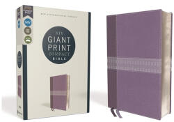 Niv, Giant Print Compact Bible, Leathersoft, Purple, Red Letter Edition, Comfort Print (ISBN: 9780310454724)
