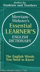 M-W Essential Learner's English Dictionary - Merriam Webster´s (ISBN: 9780877798569)