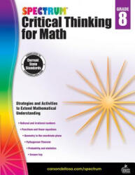 Spectrum Critical Thinking for Math, Grade 8 - Spectrum (ISBN: 9781483835563)