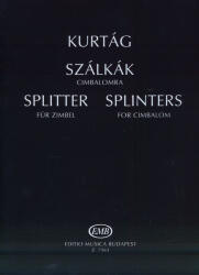 SZÁLKÁK CIMBALOMRA OP. 6/c (ISBN: 9786350205142)
