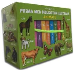 Prima mea biblioteca ilustrata. Animale. Bebe invata. 8 carticele (ISBN: 9786063323720)