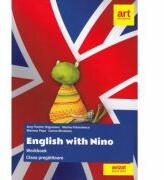 Clasa pregatitoare. LIMBA ENGLEZA. English with Nino. Workbook (Caietul elevului) - Amy Fischer Ungureanu, Corina Niculescu, Mariana Popa, Marina Franculescu (ISBN: 9786068954134)
