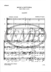MUSICA NOTTURNA, NőIKAR BABITS MIHÁLY VERSEIRE (ISBN: 9786400245272)