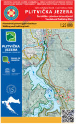 Plitvicei-tavak térkép, Plitvice Nemzeti Park turistatérkép, Plitvicka jezera turistatérkép - 1: 25e (ISBN: 9789537527716)