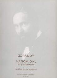HÁROM DAL JUHÁSZ GYULA VERSEIRE, ÉNEK-ZONGORA (ISBN: 9786530241175)