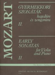 Mozart, Wolfgang Amadeus: Gyermekkori szonáták 2 (ISBN: 9790080036365)