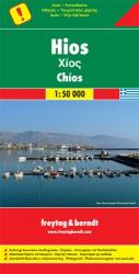 Hios, 1: 50 000 Freytag térkép AK 0837 (2011)