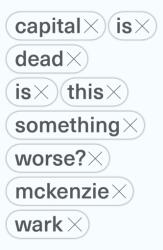 Capital Is Dead - McKenzie Wark (ISBN: 9781788735339)