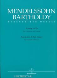 Felix Mendelssohn: Sonate in Es - klarinétra, zongorakísérettel (ISBN: 9780006488972)