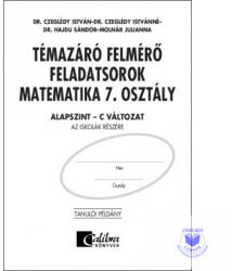 Témazáró felmérő feladatsorok matematika 7. osztály / Alapszint - C változat (ISBN: 9789631629040)