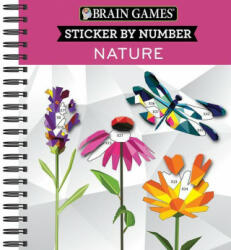 Brain Games - Sticker by Number: Nature - 2 Books in 1 (42 Images to Sticker) - New Seasons, Brain Games (ISBN: 9781645580362)