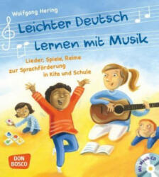 Leichter Deutsch lernen mit Musik, m. Audio-CD und Bildkarten, m. 1 Beilage - Wolfgang Hering (ISBN: 9783769823813)